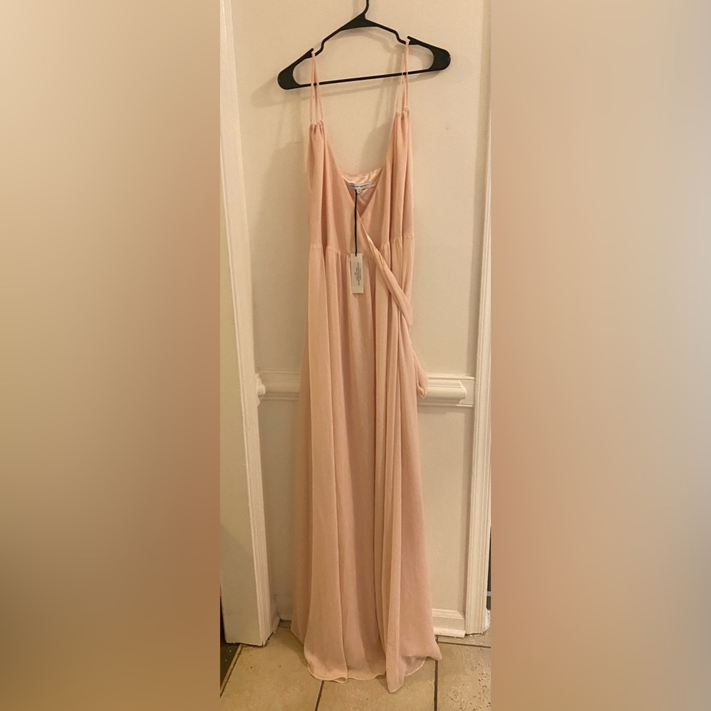 Joanna August Blush Pink Maxi Dress
